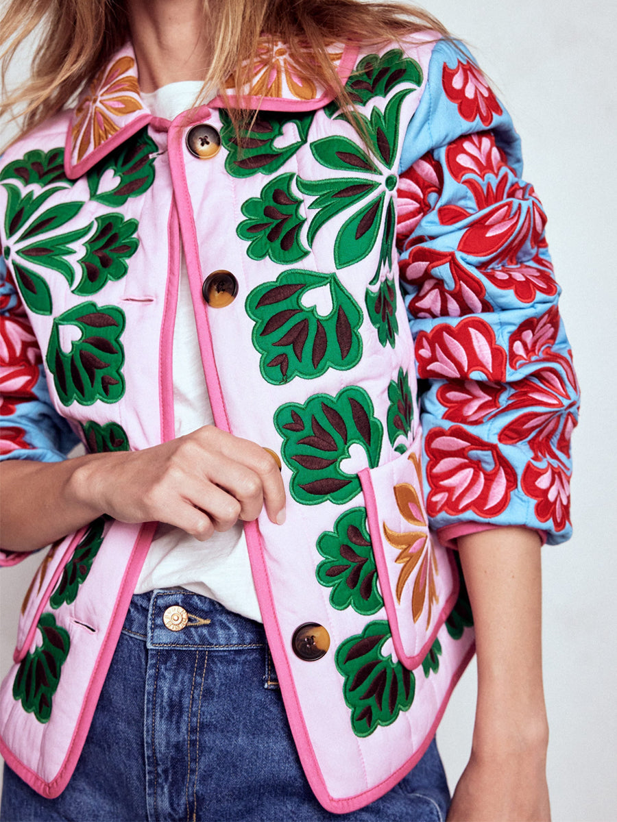 Patchwork Embroidered Jacket