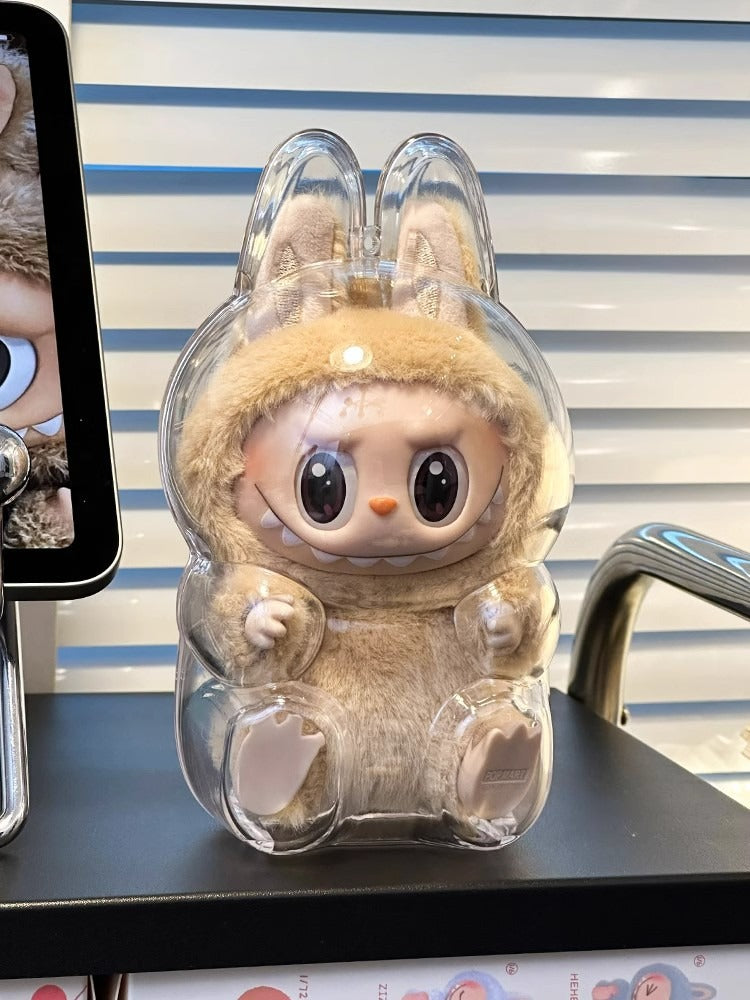 LABUBU Protective Case for Exciting Macaron Standing&Sitting Figure(NO Doll)