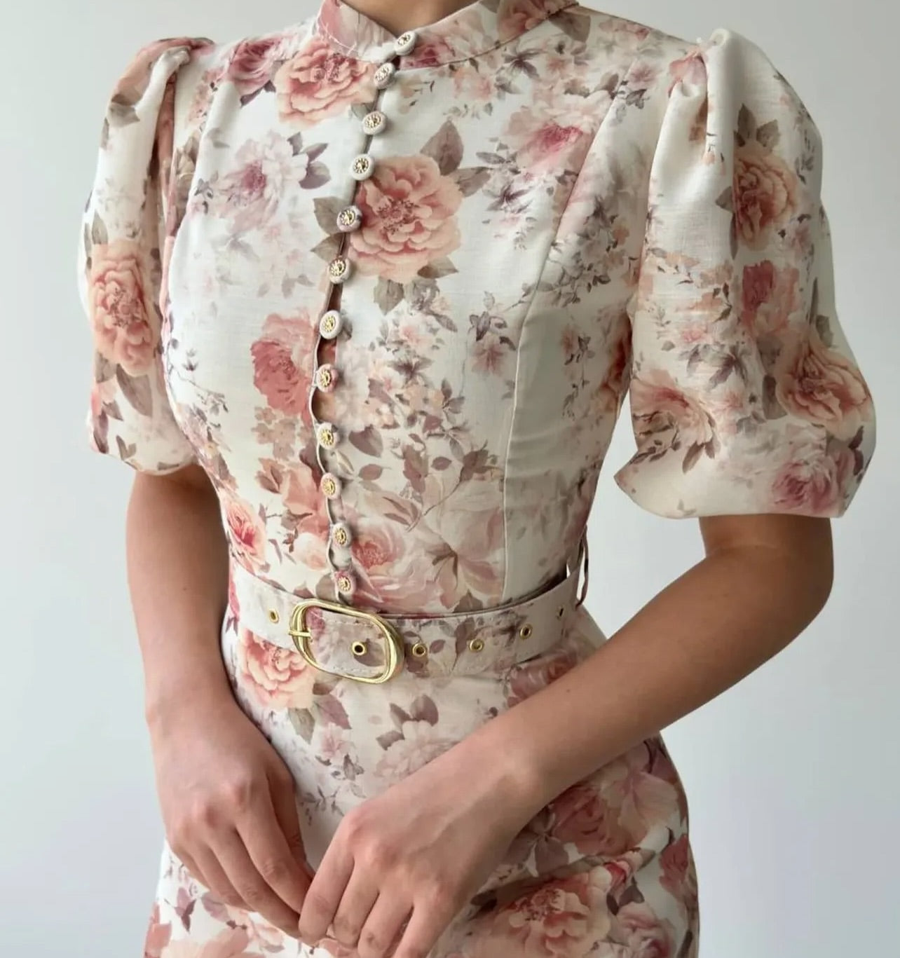 Floral Printed Midi Dress