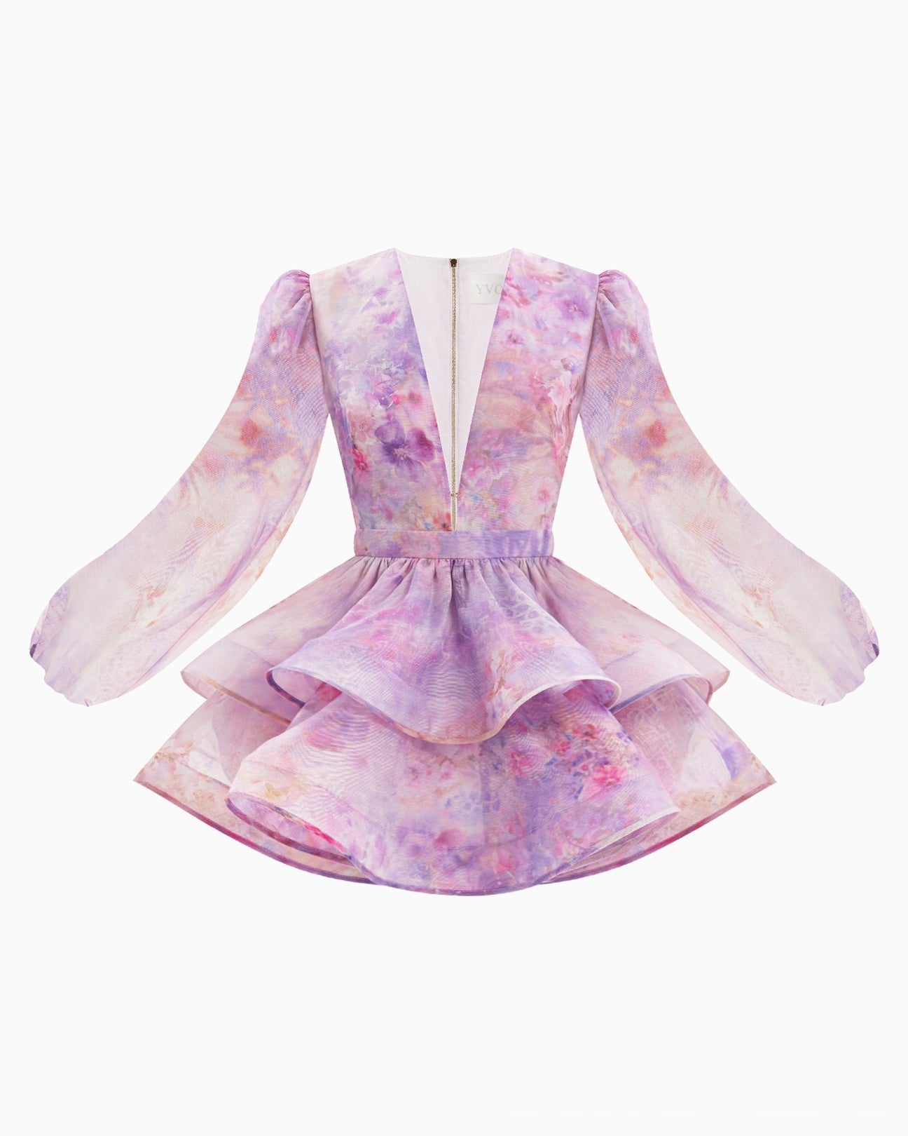 Dual Voluminous Mini Dress