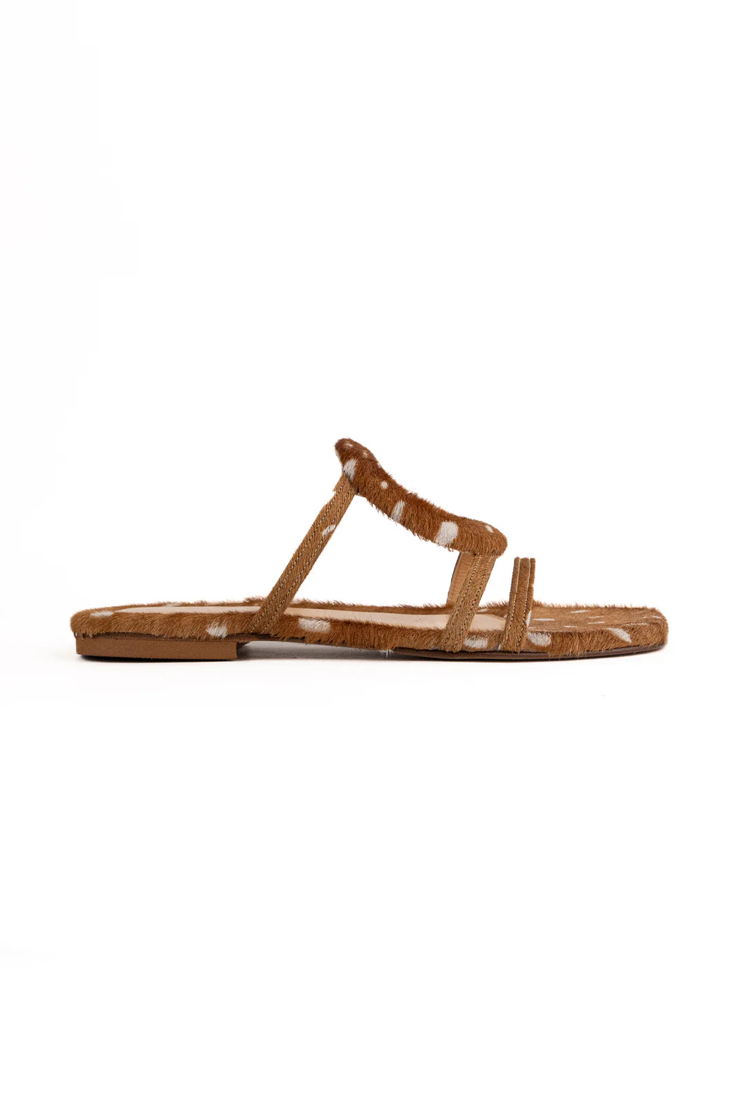 Forest Cowhide Leather Sandals