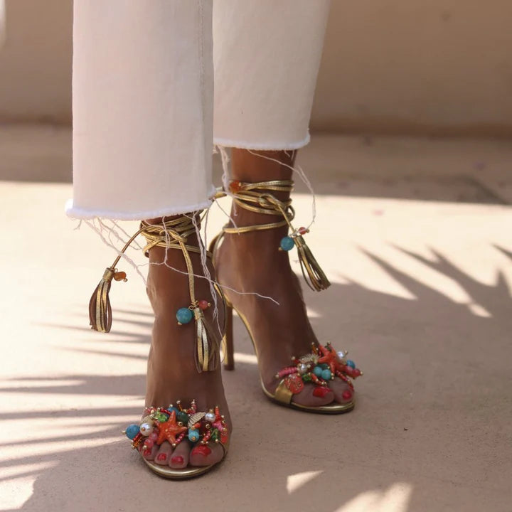 Crystals Starfish Piece Heels