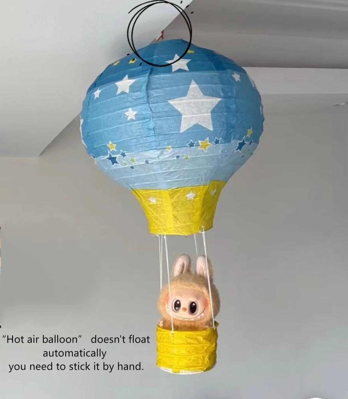 "Hot Air Balloon" for Labubu (NO Doll)