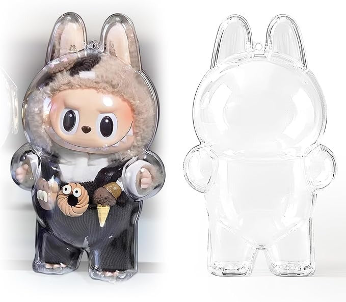 LABUBU Protective Case for Exciting Macaron Standing&Sitting Figure(NO Doll)