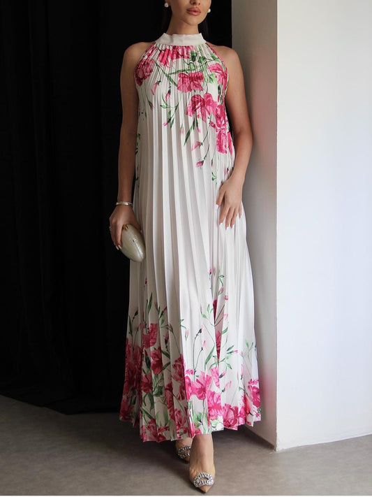 Sleeveless Shift Maxi Dress