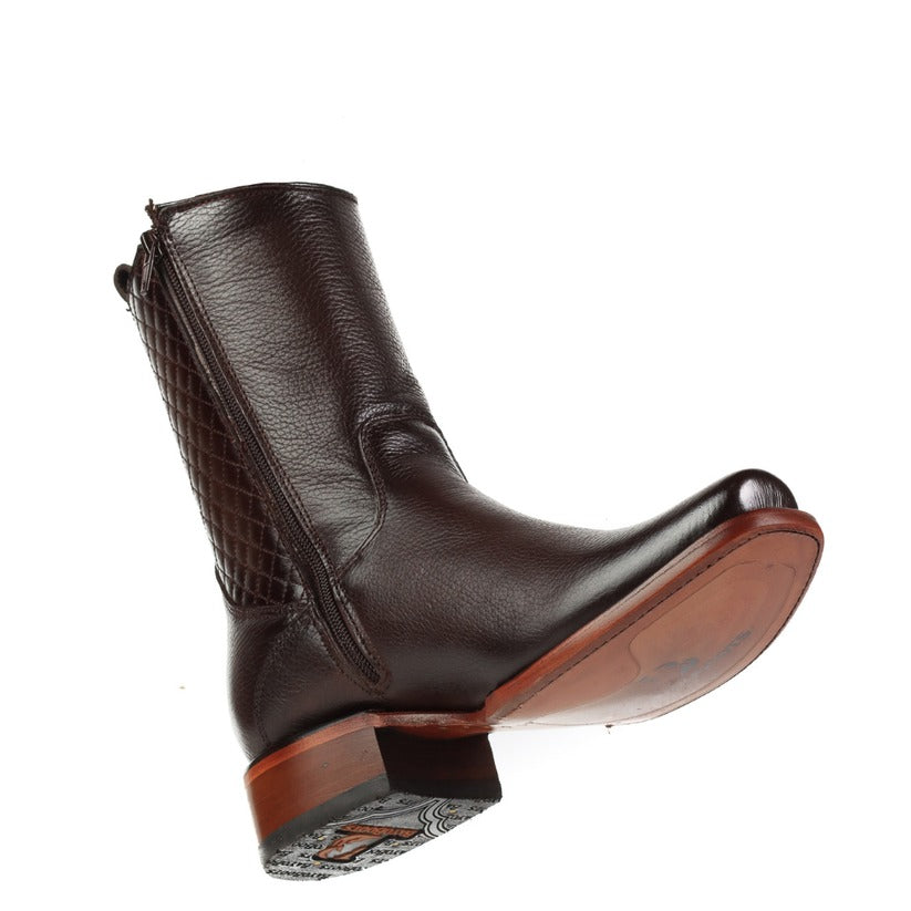Deerskin Cowboy Boots