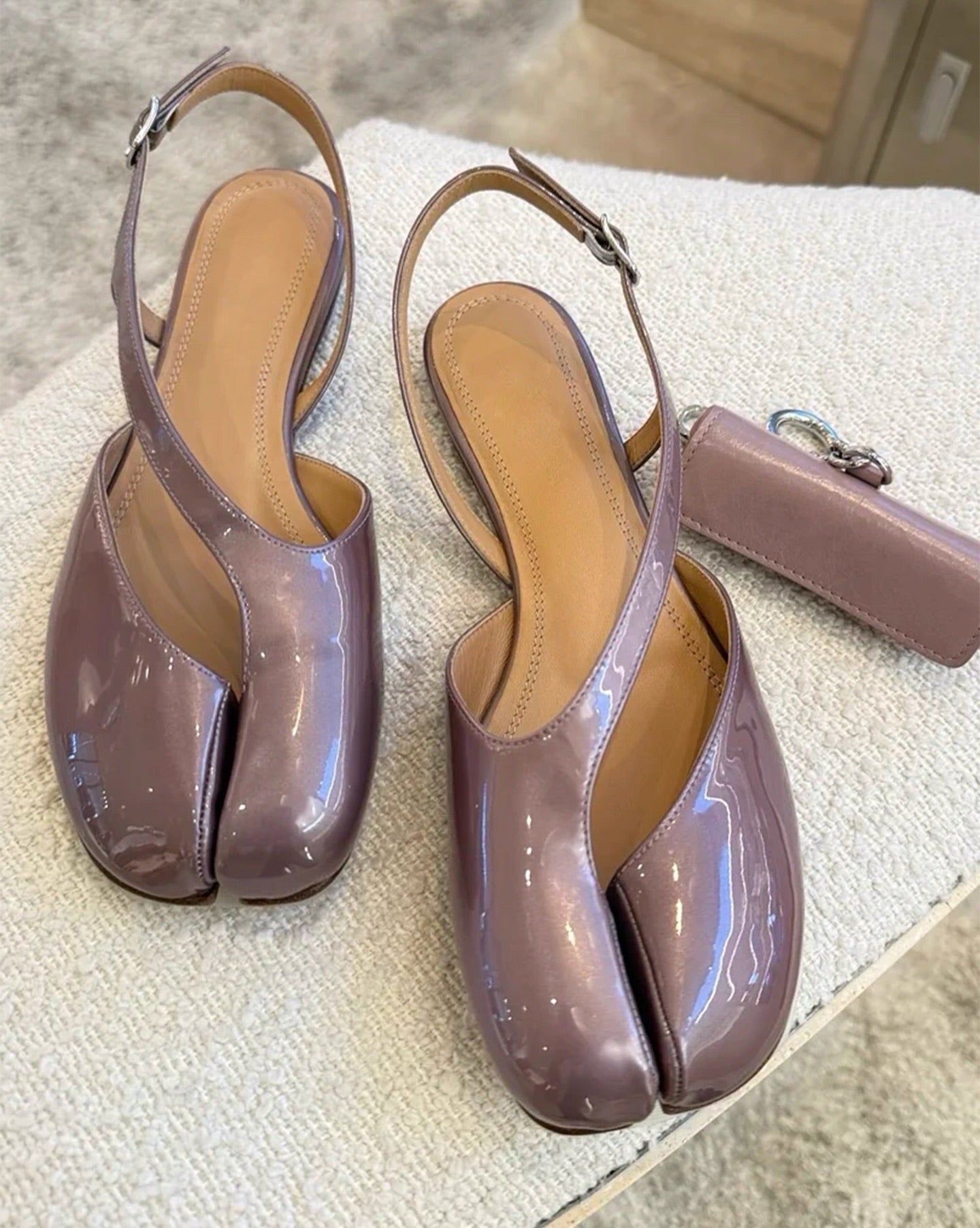 Glazed Tabi Shoes