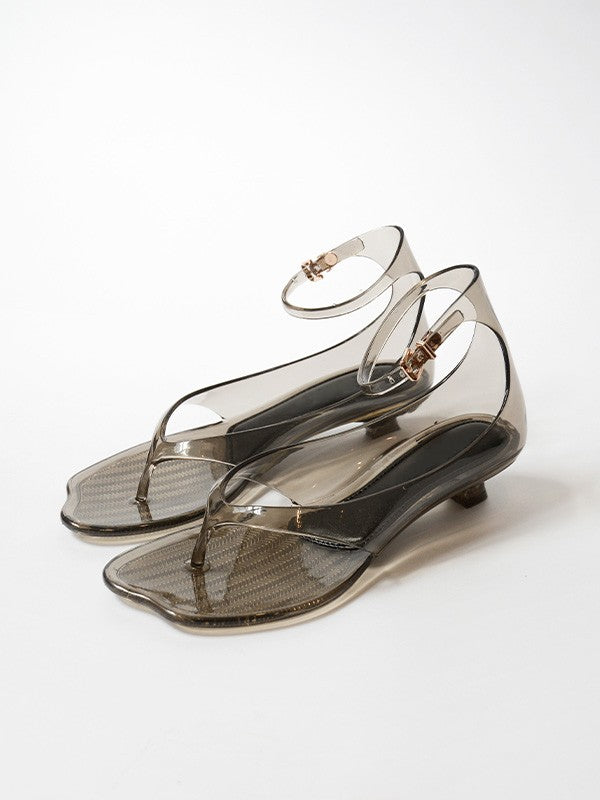 Rubber Heeled Sandals