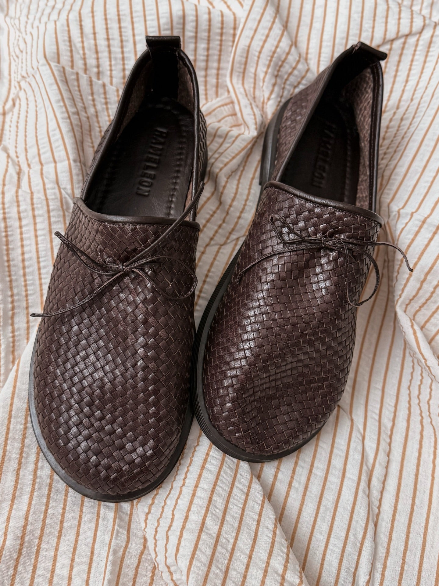 Brown leather Loafers