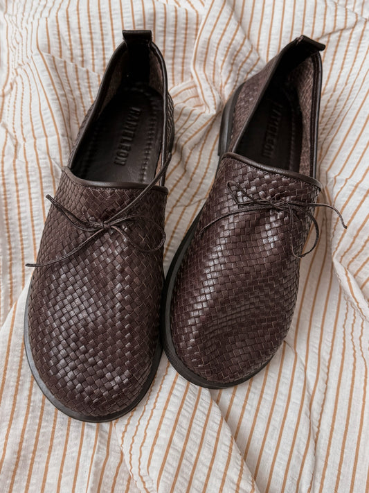 Brown leather Loafers