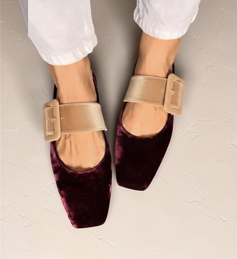 Buckle Ballet Flats