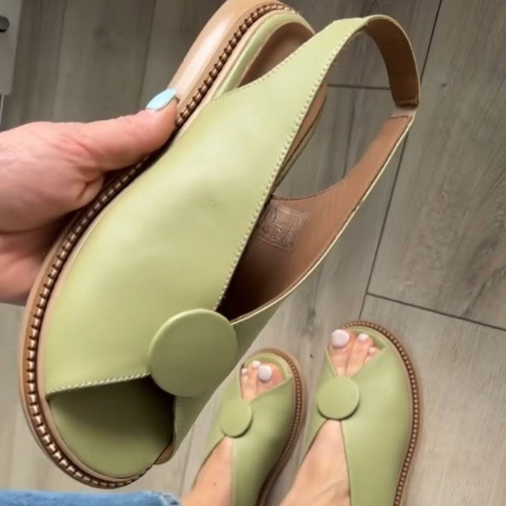 Ultra-soft, Comfortable Green Sandals