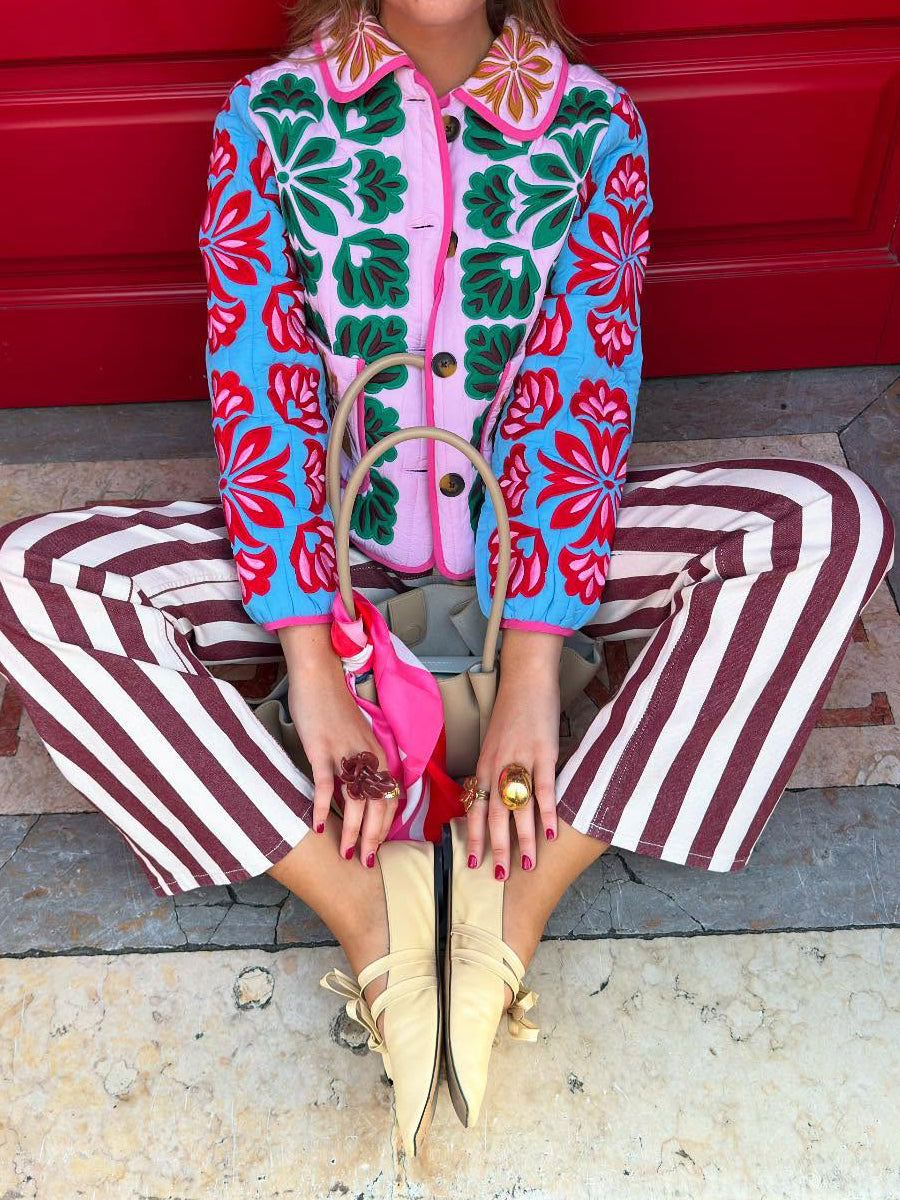 Patchwork Embroidered Jacket