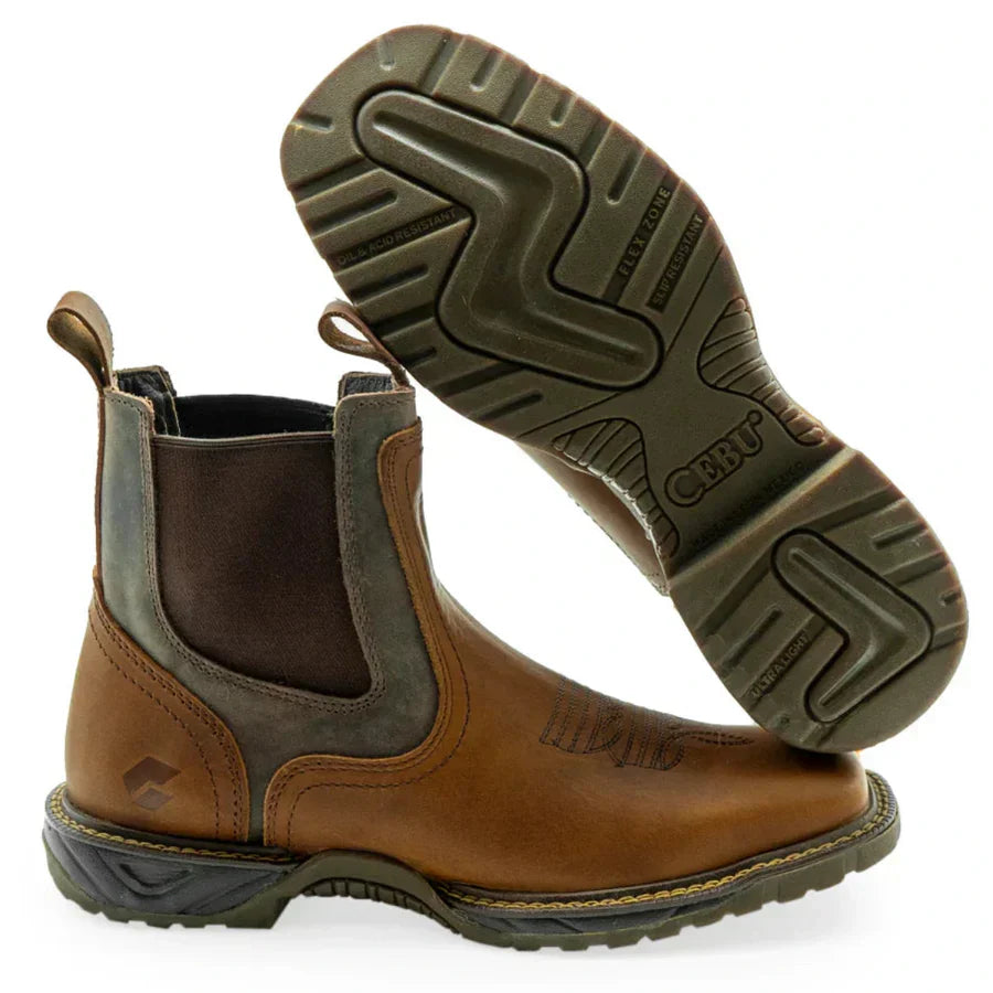 Ultra-Lightweight & Full-Grain Quality Leather Boot