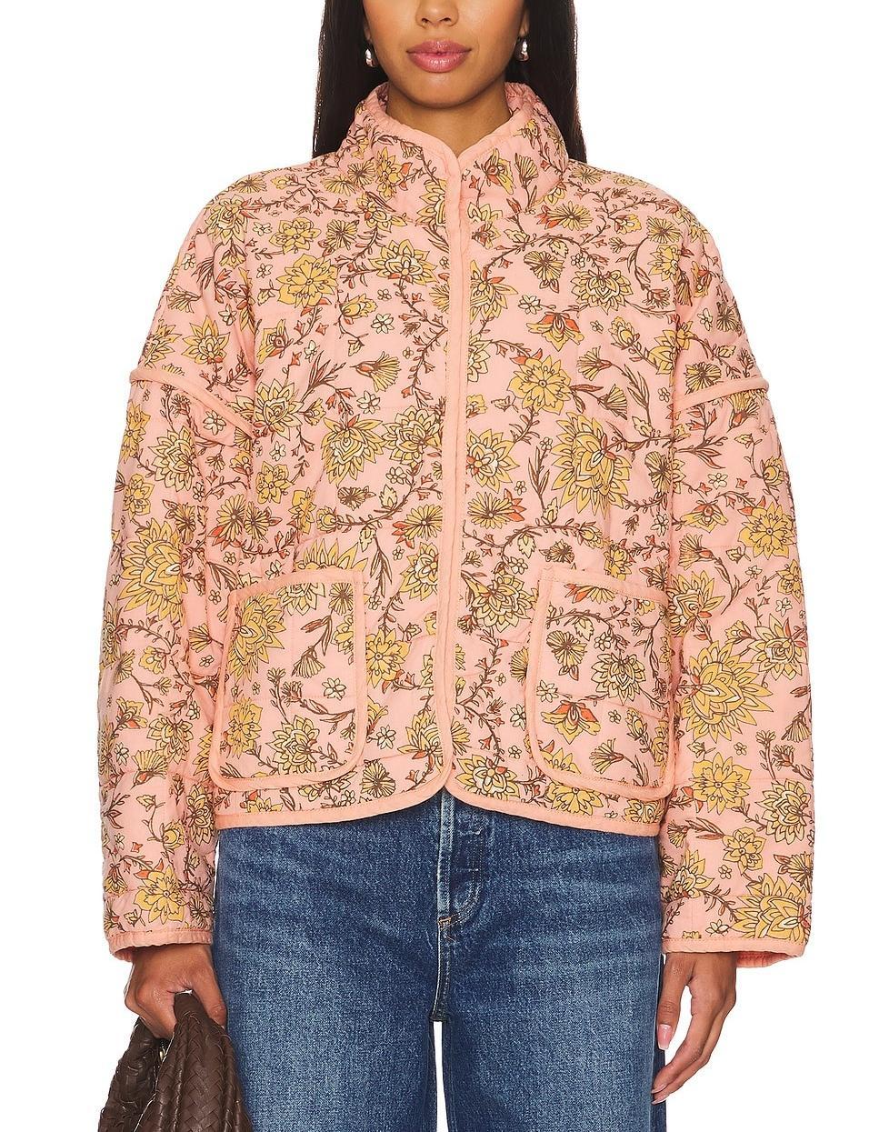 Peach Combo Cotton Jacket