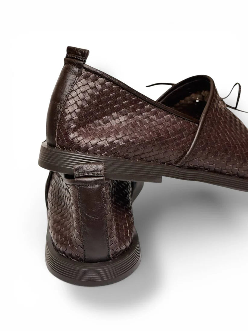 Brown leather Loafers
